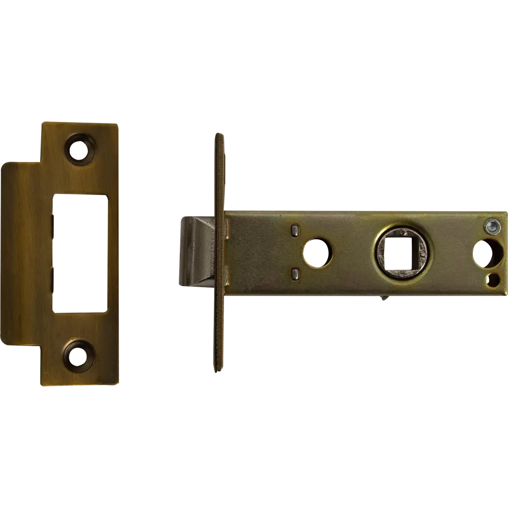 Комплект дверных ручек 27L 100 CF, без запирания, цвет кофе ФАБРИКА ЗАМКОВ STLM-2207800 - Вид №5