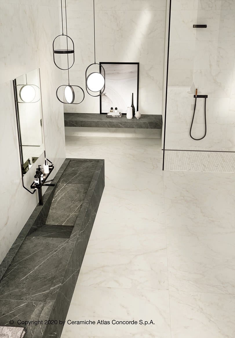 Пол из керамогранита с мраморным эффектом Atlas Concorde Marvel Shine ARCH-00045897 - Вид №48