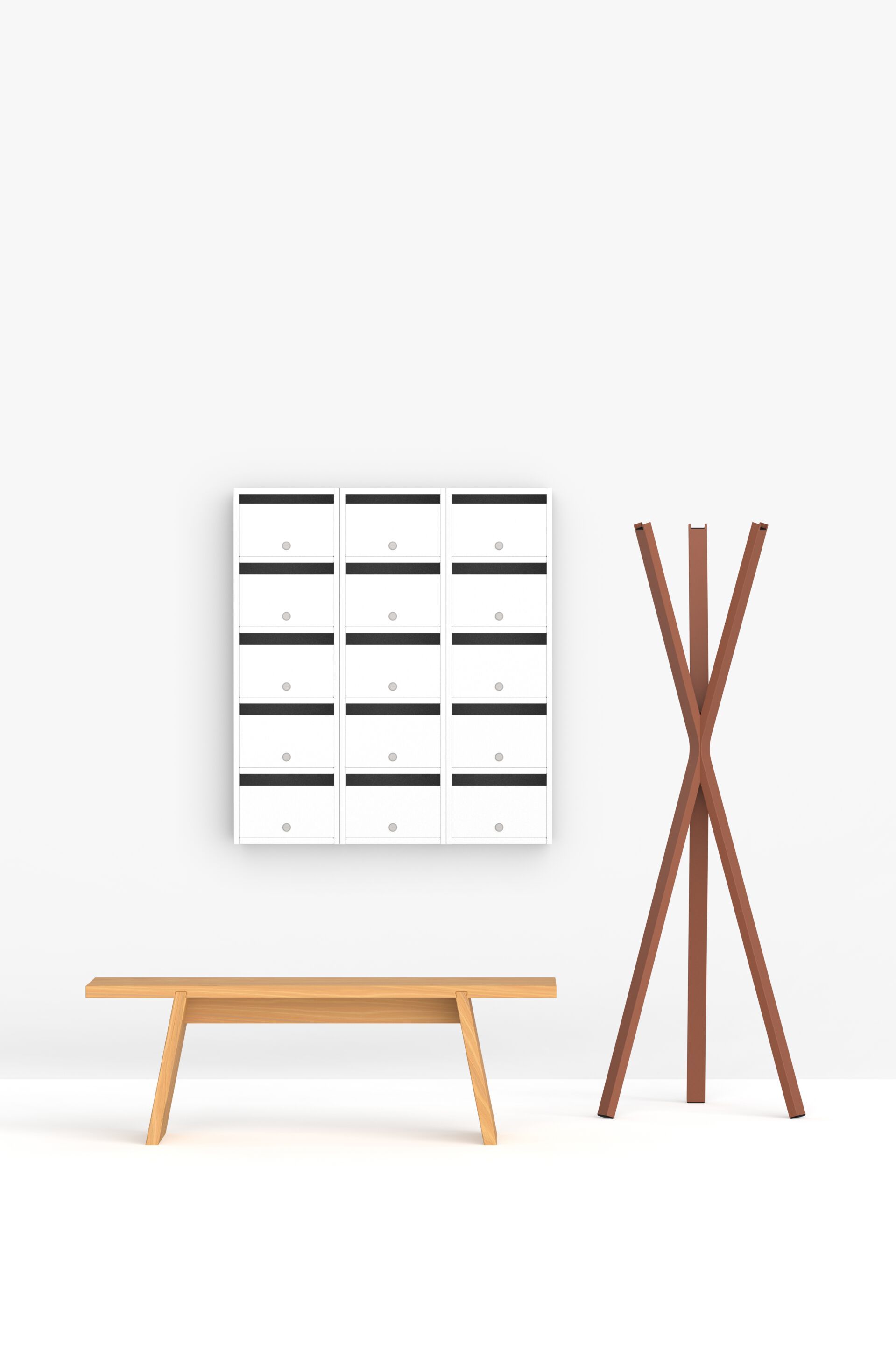 Дубовая скамья FUNCTIONALS Dovetail ARCH-00153310 - Вид №26