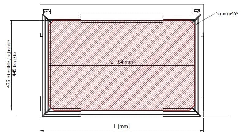 Выдвижная рама для полки Servetto PAPILLON ARCH-00017656 - Вид №6