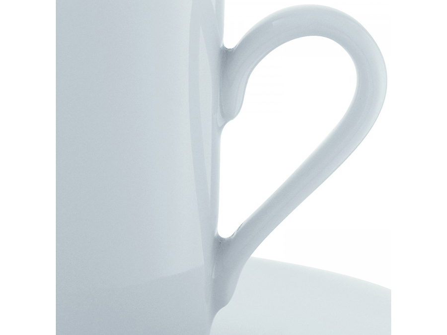 Набор из 4 чашек для эспрессо с блюдцем 90 млDine LSA INTERNATIONAL DINE 00-3863442 Белый  - Вид №4