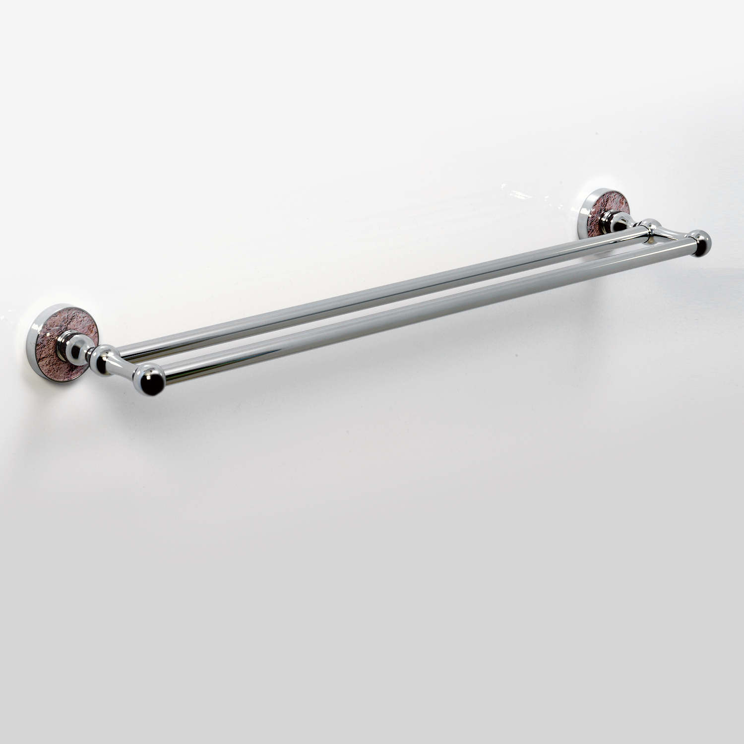 K-7740 Nau Штанга для полотенец двойная WasserKRAFT Nau K-7700  - Вид №1