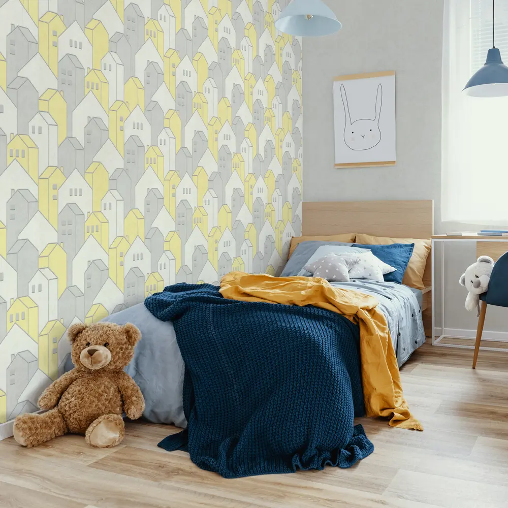 Обои флизелиновые Аспект Ру Андерсен желтые 1.06 м 70360-43 АСП STLM-2066559 - Вид №3