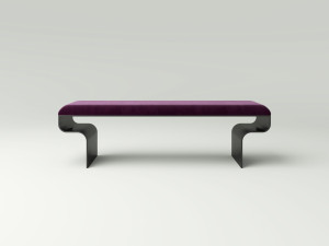 Стальная скамья