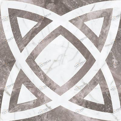 Декор Black & White K-62/NR/d01 GREY D01 NR 60х60 Kerranova sun-id-324743