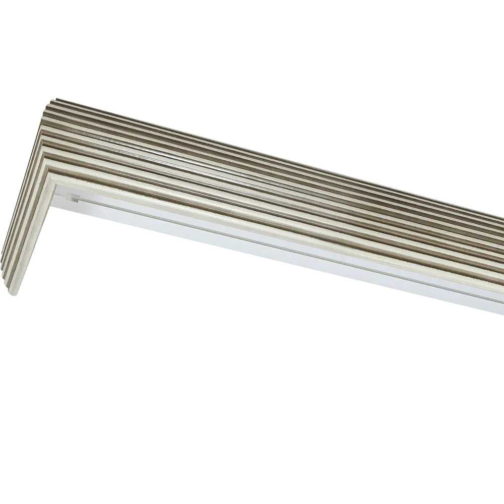 Карниз трёхрядный «Равенна», 240 см, массив сосны, цвет прованс DOMLEGRAND STLM-2131756