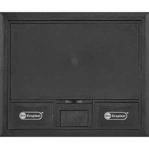 Люк в пол Экопласт LK45 4 поста 45x45 мм под наливные и фальшполы IP40 пластик