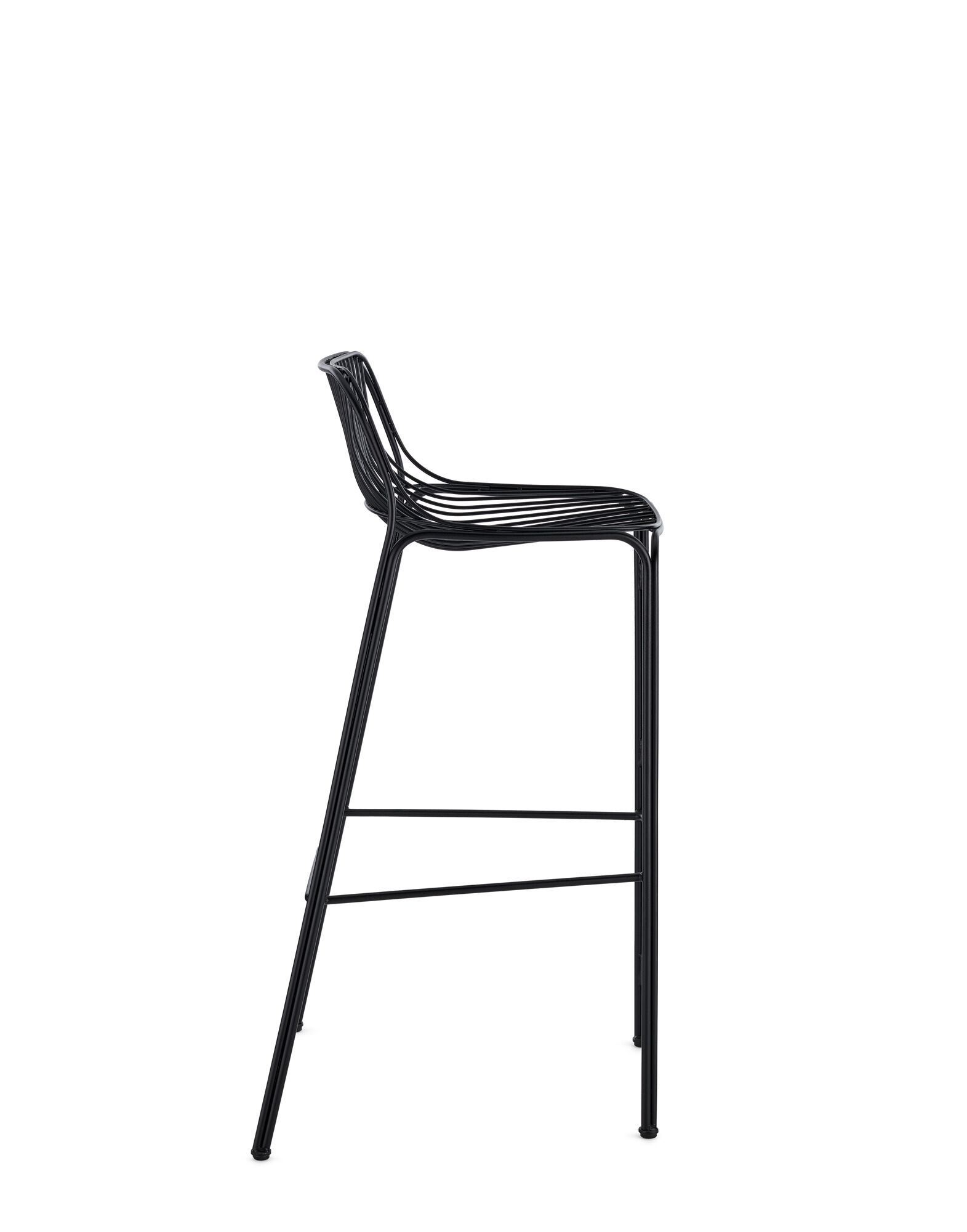 Высокий барный стул из оцинкованной стали с подставкой для ног Kartell Hiray ARCH-00128637 - Вид №13