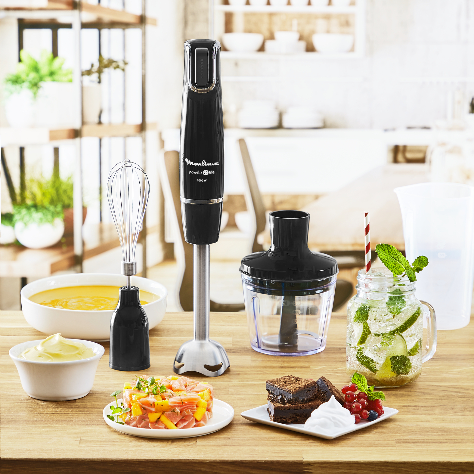 5496149 Блендер погружной Moulinex DD94G8F0 черный STDN-0024378 - Вид №4