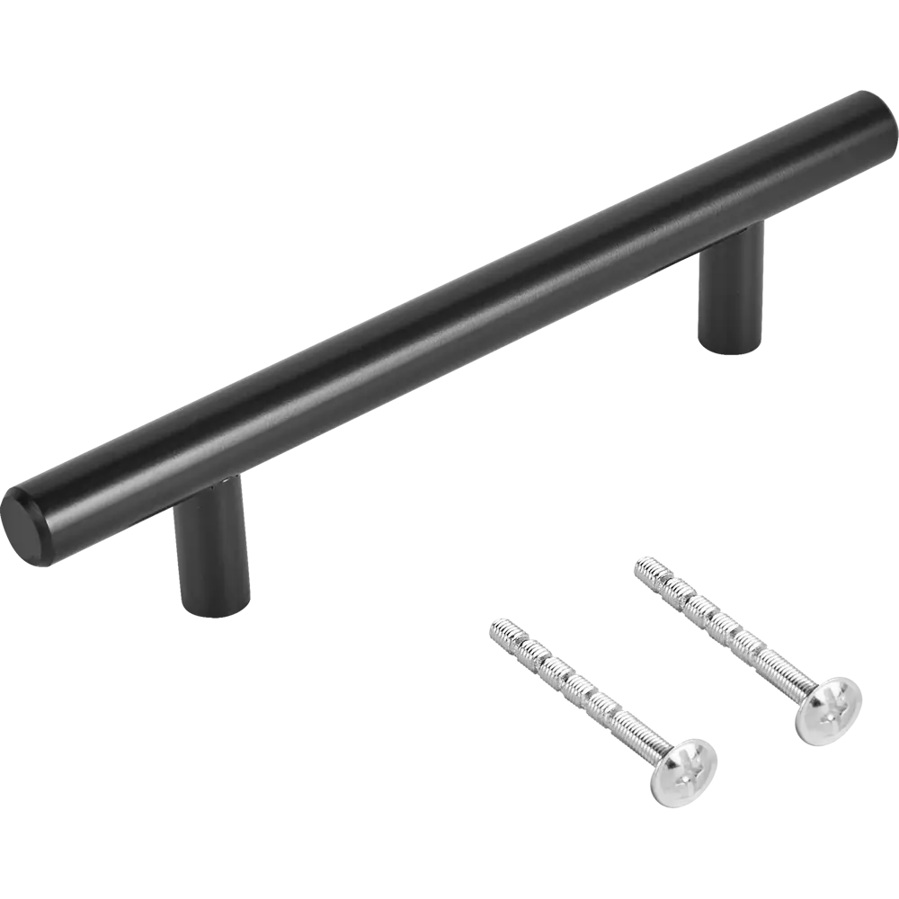 86923510 Ручка-рейлинг мебельная 8926 96 мм цвет матовый черный STLM-1006924 EDSON  - Вид №3