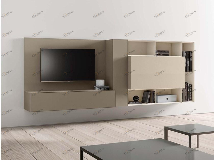 PIANCA Настенная модульная лакированная стенка для хранения вещей Spazio sun-id-1384331