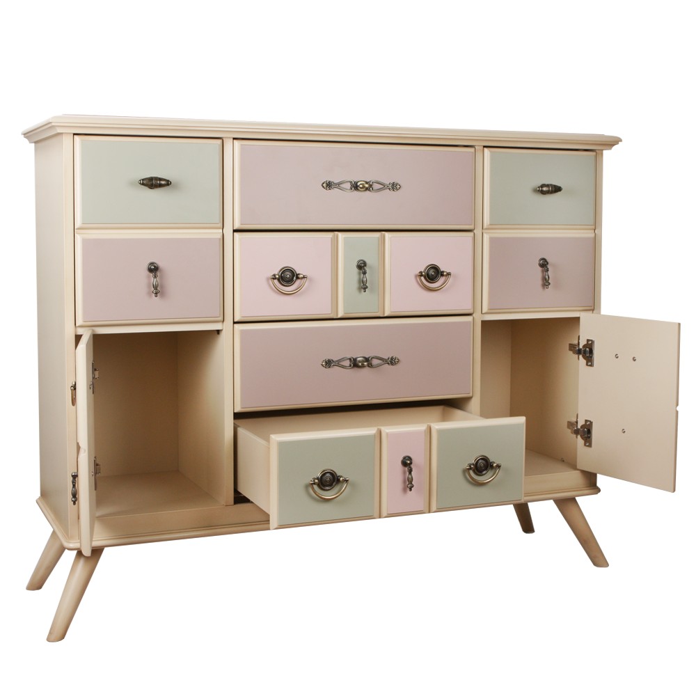 11535 Комод Пандора 2 Айвори Акварель BOGACHO 4627139505242 - Вид №5