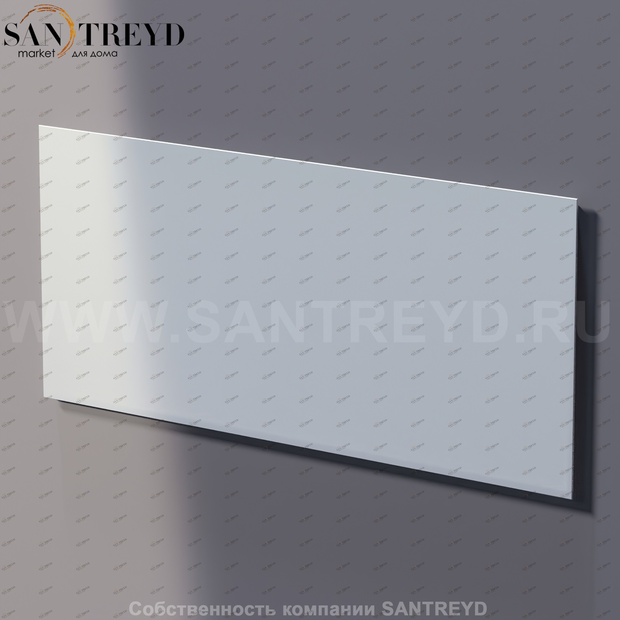 Agape NUDO Прямоугольное горизонтальное зеркало: длина 180 см, высота 80 см ASPE1880O