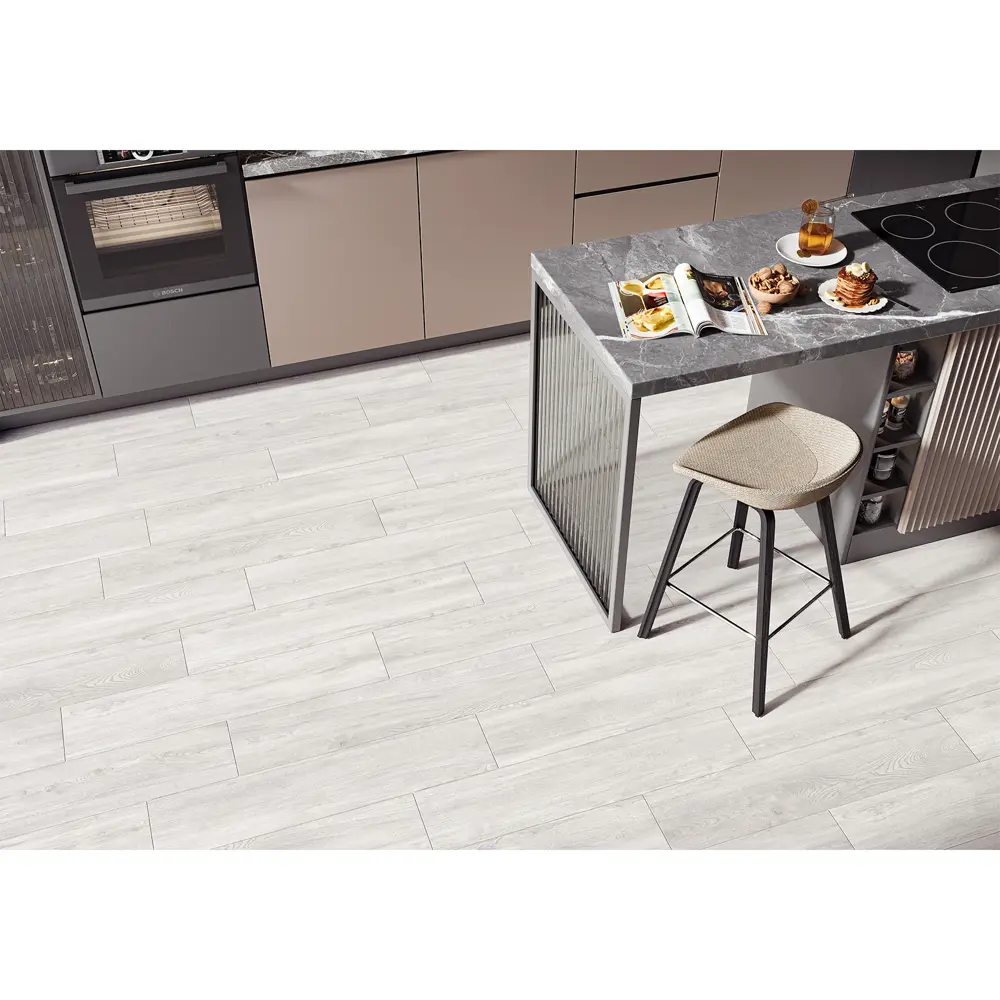 Глазурованный керамогранит Alma Ceramica Tanzania 07 20x90 см 1.62 м² матовый цвет светло-серый STLM-2007073