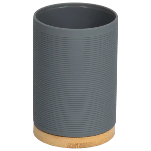 Стакан для зубных щеток Swensa Koi - элегантный серый аксессуар для ванной 89380247