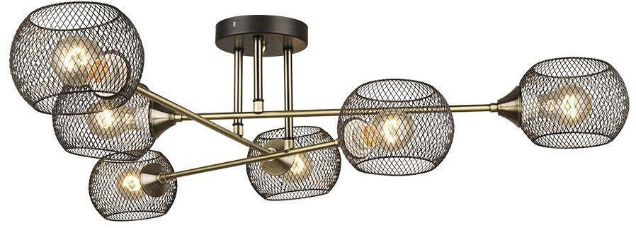 WD3511/6C-BK-AB-BK Потолочная люстра Seven Fires Stelara