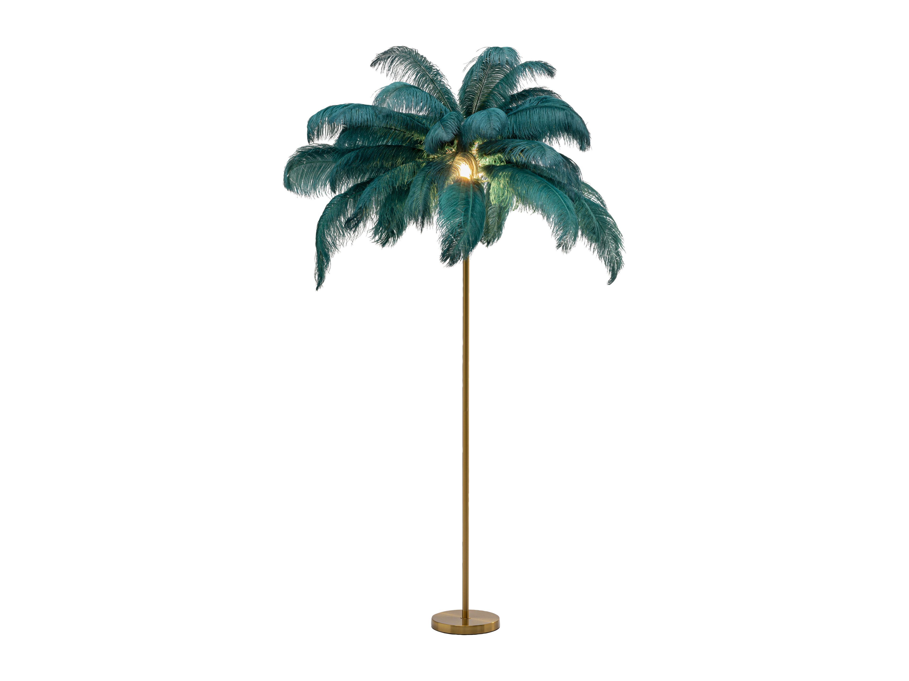 Стальной торшер KARE Design FEATHER PALM ARCH-00060802