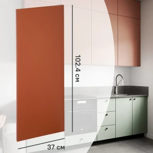Фальшпанель для кухонного шкафа Тара 37x102.4 см KONSENSA МДФ цвет терракотовый 89389075 STLM-2100669