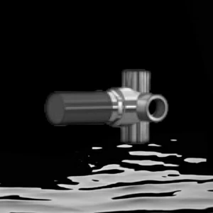 Внутренняя часть трехпотокового настенного переключателя 7WDM3001 Geda Nextage Built-in Parts скрытого монтажа