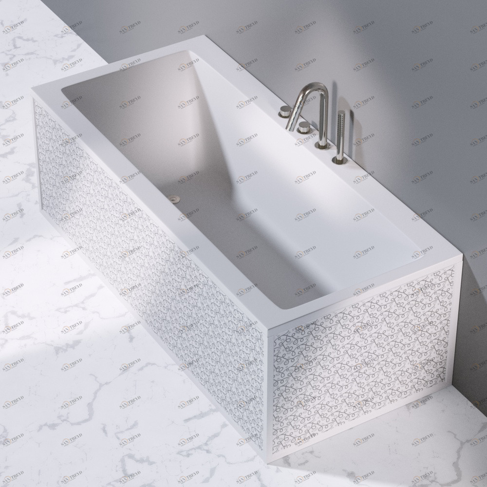 Ванна DV202 COVER SQUARE белая AeT ITALIA DV202100