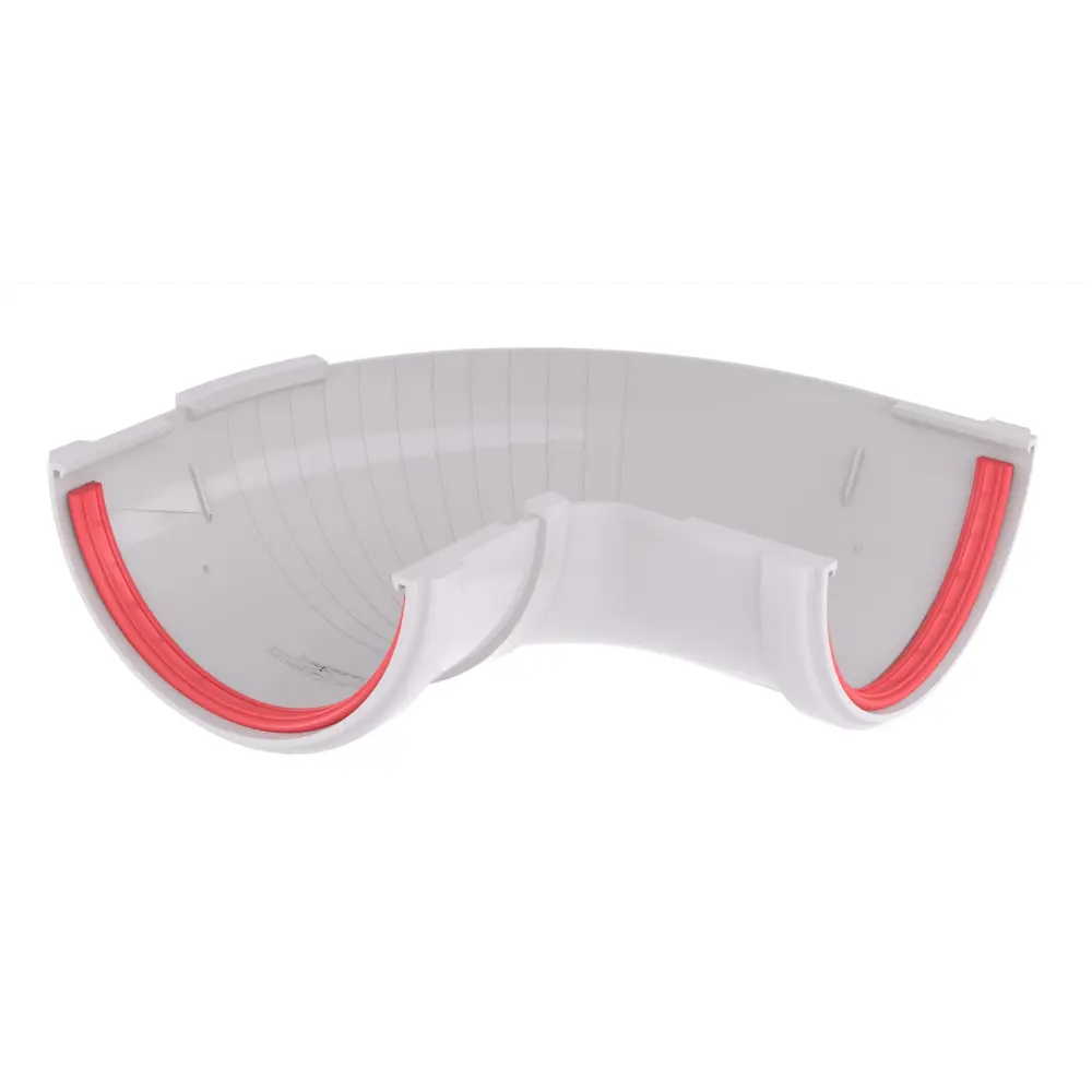 Угол желоба 90-135° ПВХ Grand Line цвет белый STLM-2023753