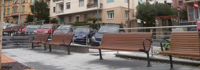 Euroform W Скамья из дерева с подлокотниками со спинкой  52  - Вид №3