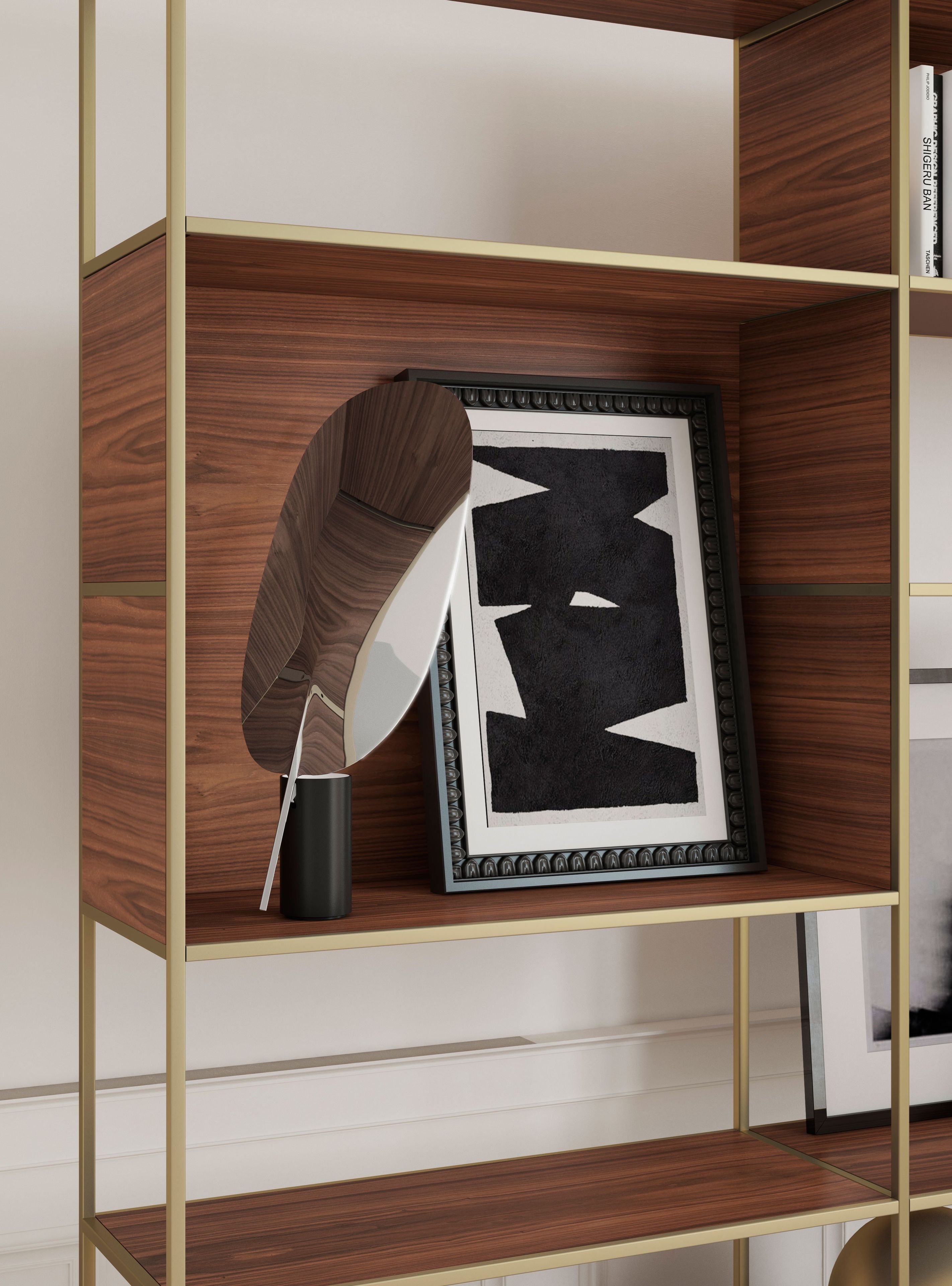 Книжный шкаф из МДФ на колесах Punt Literatura ARCH-00064312 - Вид №22