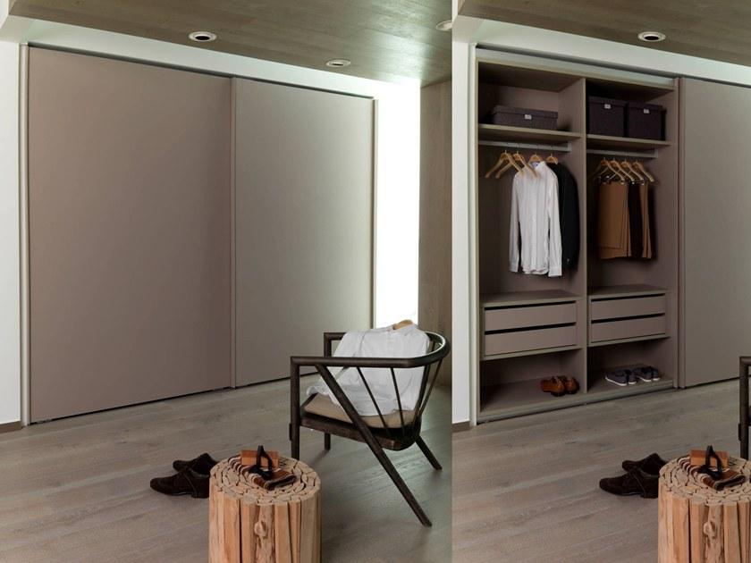 GAMADECOR Модульный шкаф из кожи с раздвижными дверцами sun-id-1391504 - Вид №2