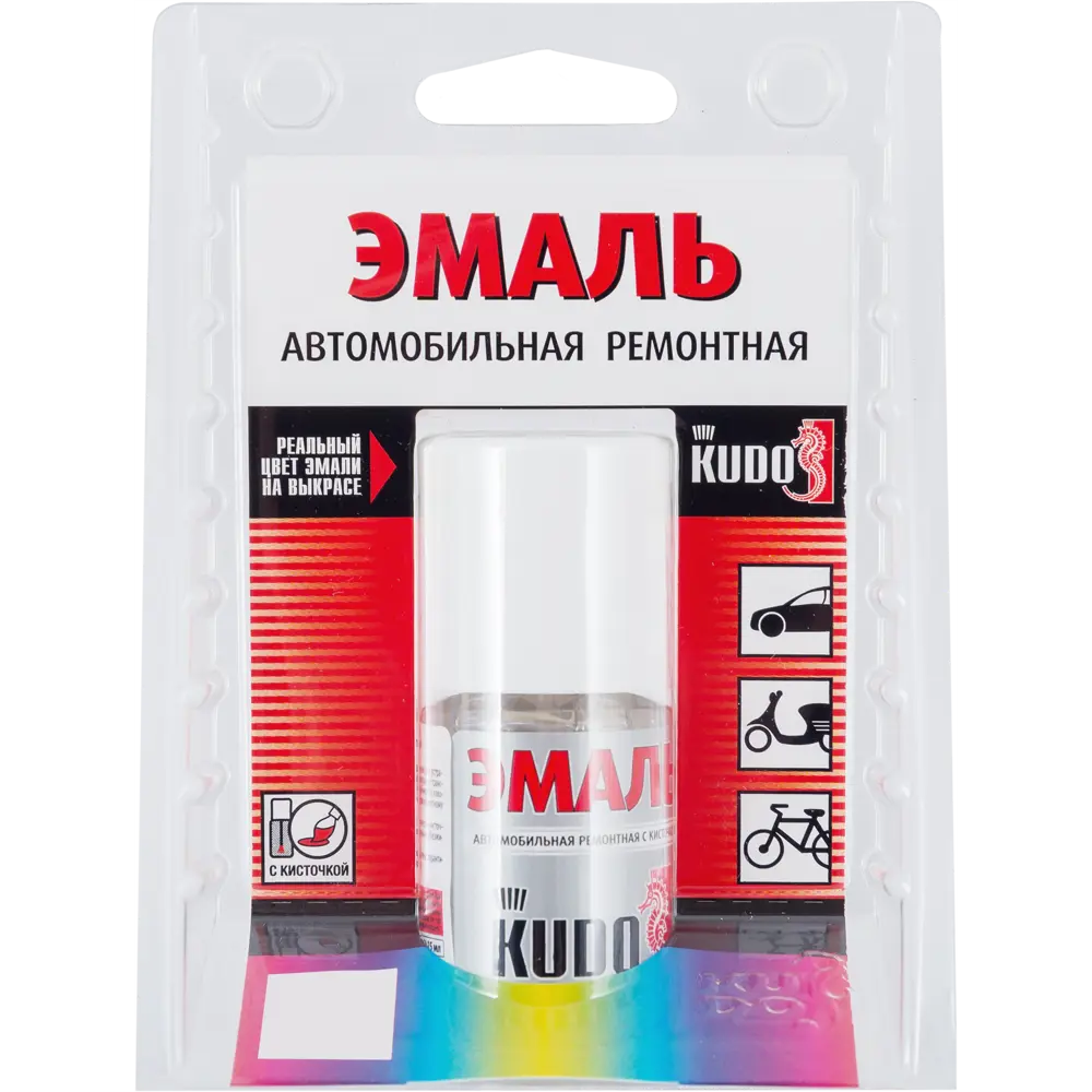 Эмаль автомобильная Kudo с кисточкой цвет светло-серый 15Мл STLM-2075218 - Вид №2