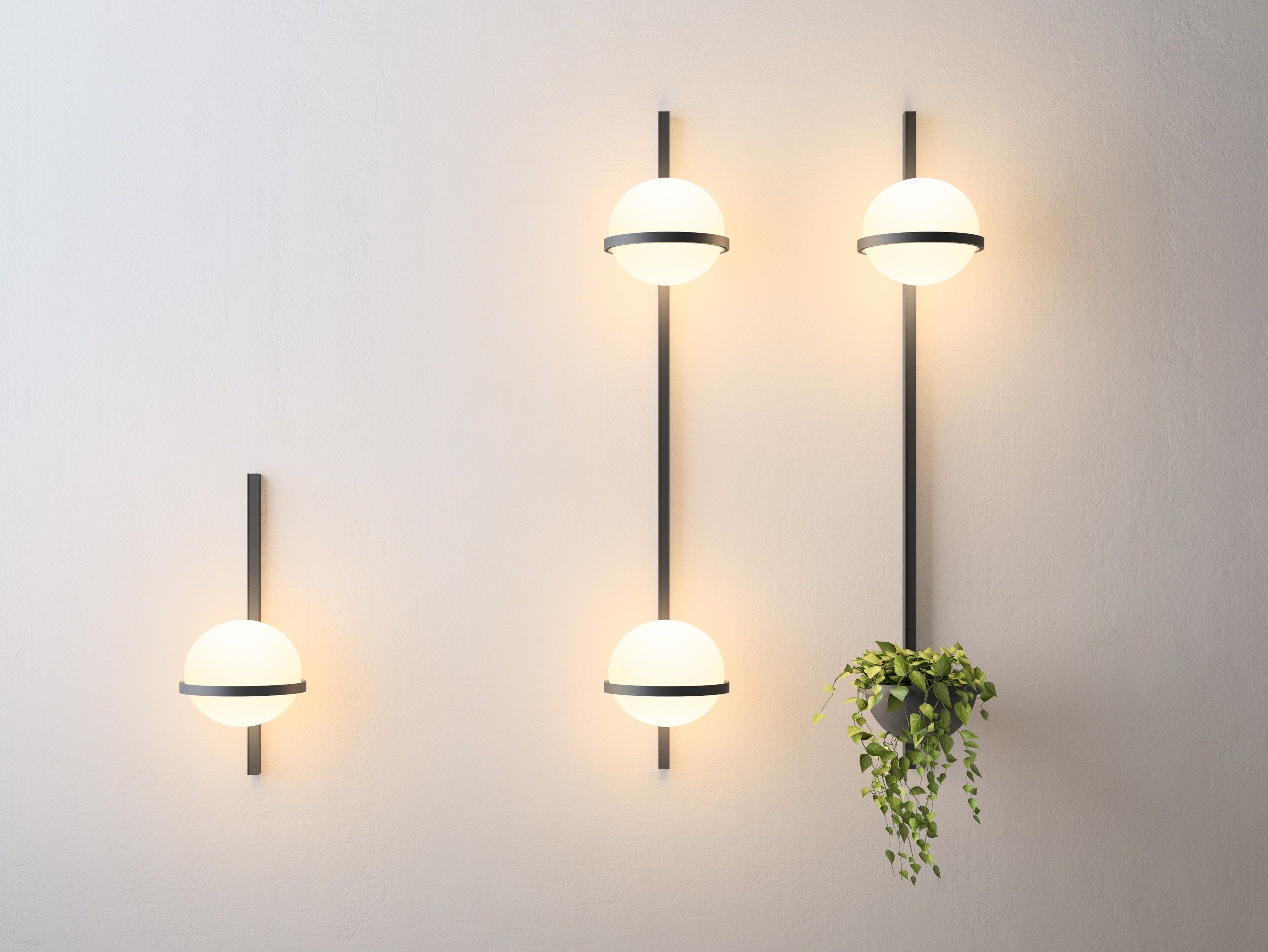 Выдувное стекло светодиодный настенный светильник Vibia Пальма ARCH-00015510
