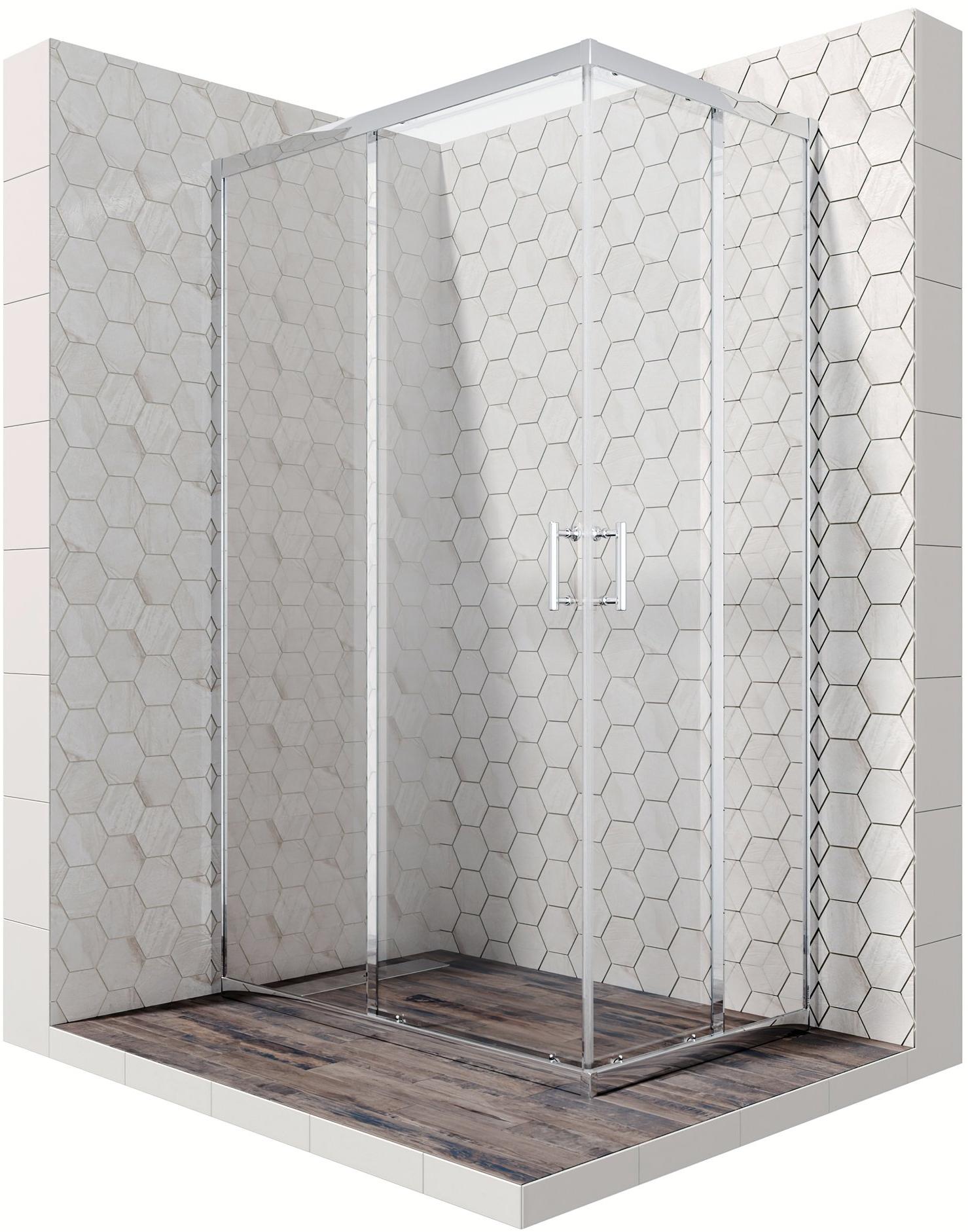 Душевое ограждение Ambassador Kingston 14011101 (1200x800x2000), 1 место 