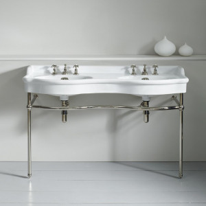 2-01-043 Умывальник Paris двойной на раме Paris The water monopoly