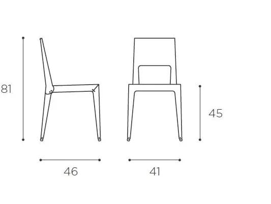 Стул из алюминиевого листа EPÒNIMO Alu ARCH-00011813 - Вид №3