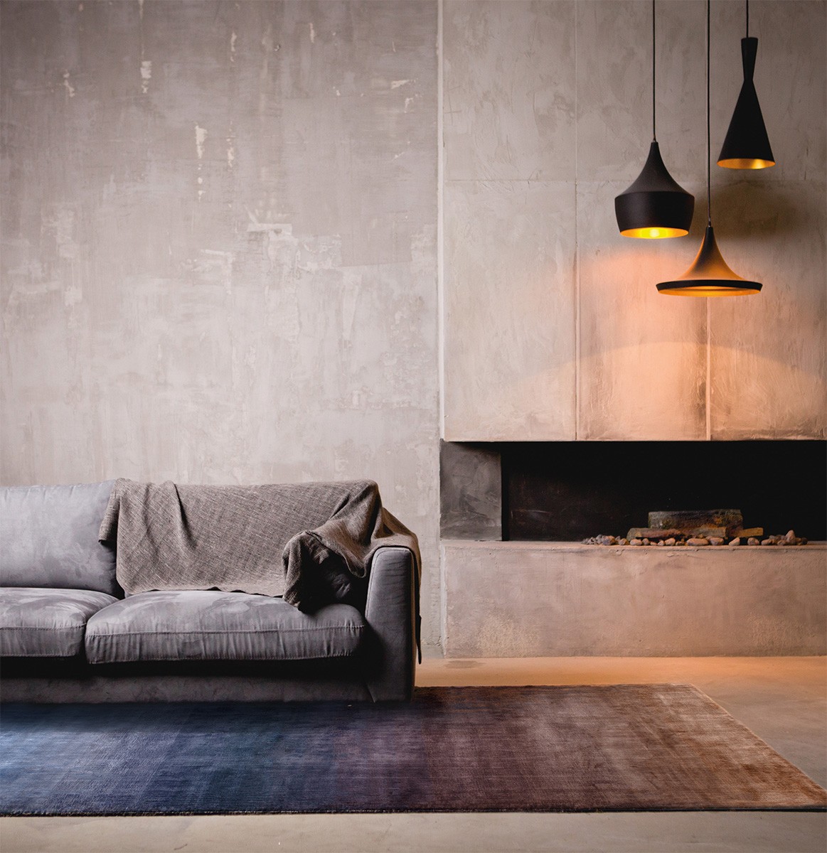 Ковер прямоугольный медного цвета 300х200 см Sunset Copper CARPETDECOR ДИЗАЙНЕРСКИЕ, HANDMADE, ДЕТСКИЕ 00-3893113 Коричневый  - Вид №1