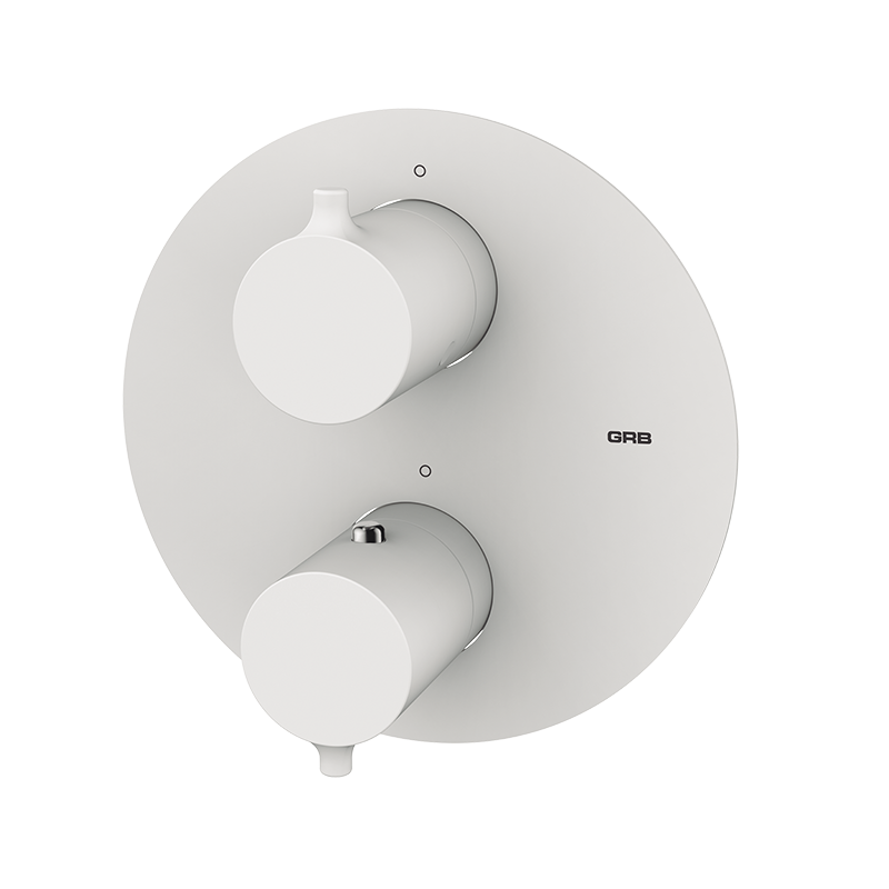 47110471 PREMIUM Белый Встроенный термостатический с запорным Белый GRB MIXERS Time