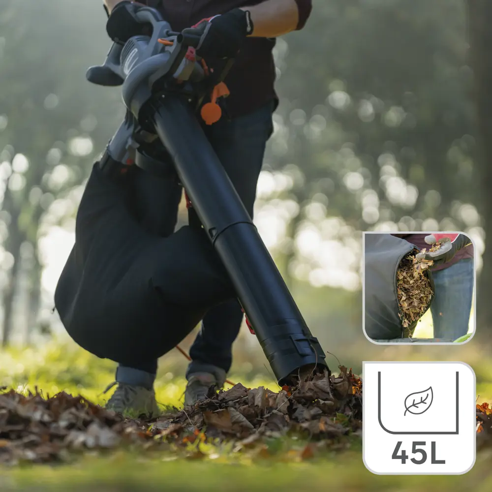 84572648 Пылесос садовый электрический Sterwins 3000 Вт STLM-0052004  - Вид №4