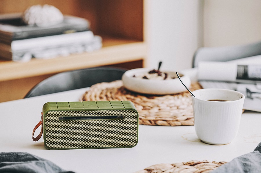 Колонка беспроводная с ремешком aMOVE хаки KREAFUNK KFNG68 - Вид №2