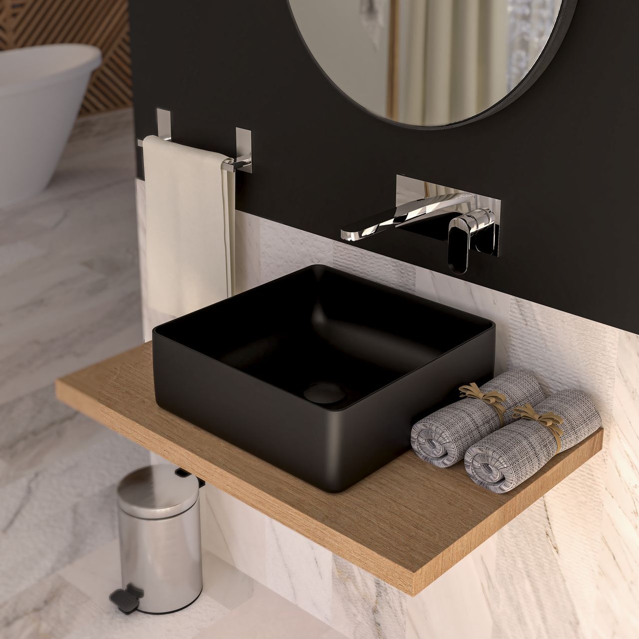 Керамическая квадратная столешница Ercos MUSA ARCH-00066000 - Вид №2