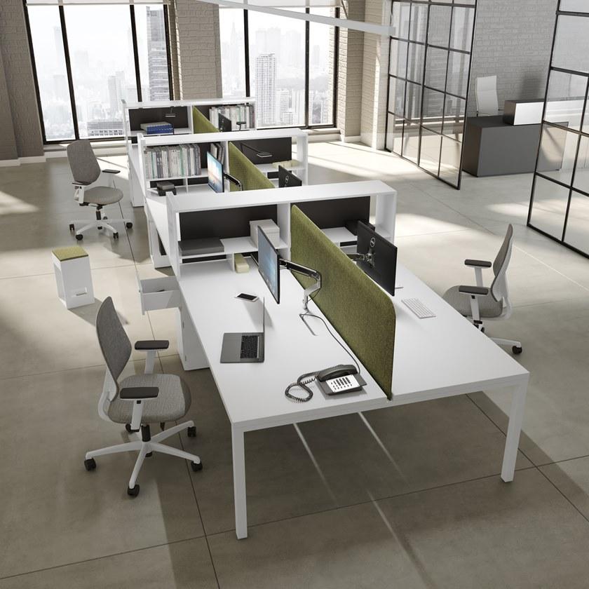 ESTEL GROUP Несколько рабочих станций со встроенной полкой Asterisco app sun-id-1494224 - Вид №4