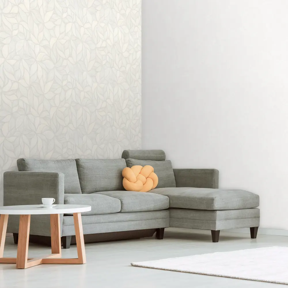 Обои флизелиновые Euro Decor Fractal бело-серые 1.06 м 7144-00 STLM-2039062 - Вид №3