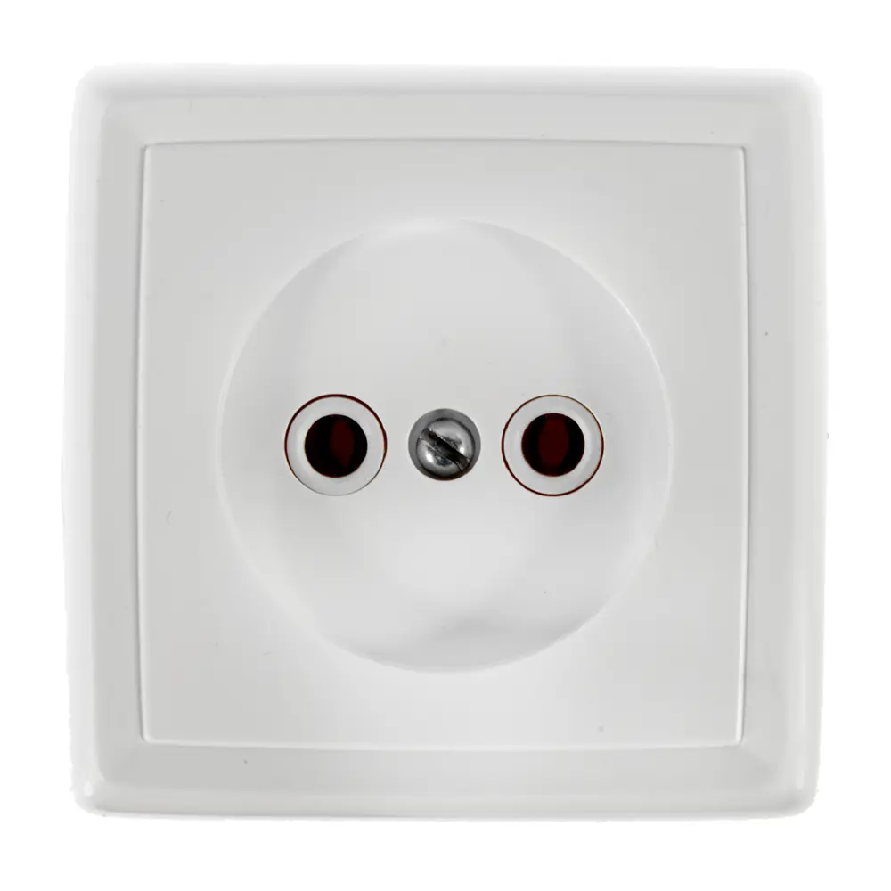 Розетка Reone 1 разъем цвет белый STLM-2050439 - Вид №1