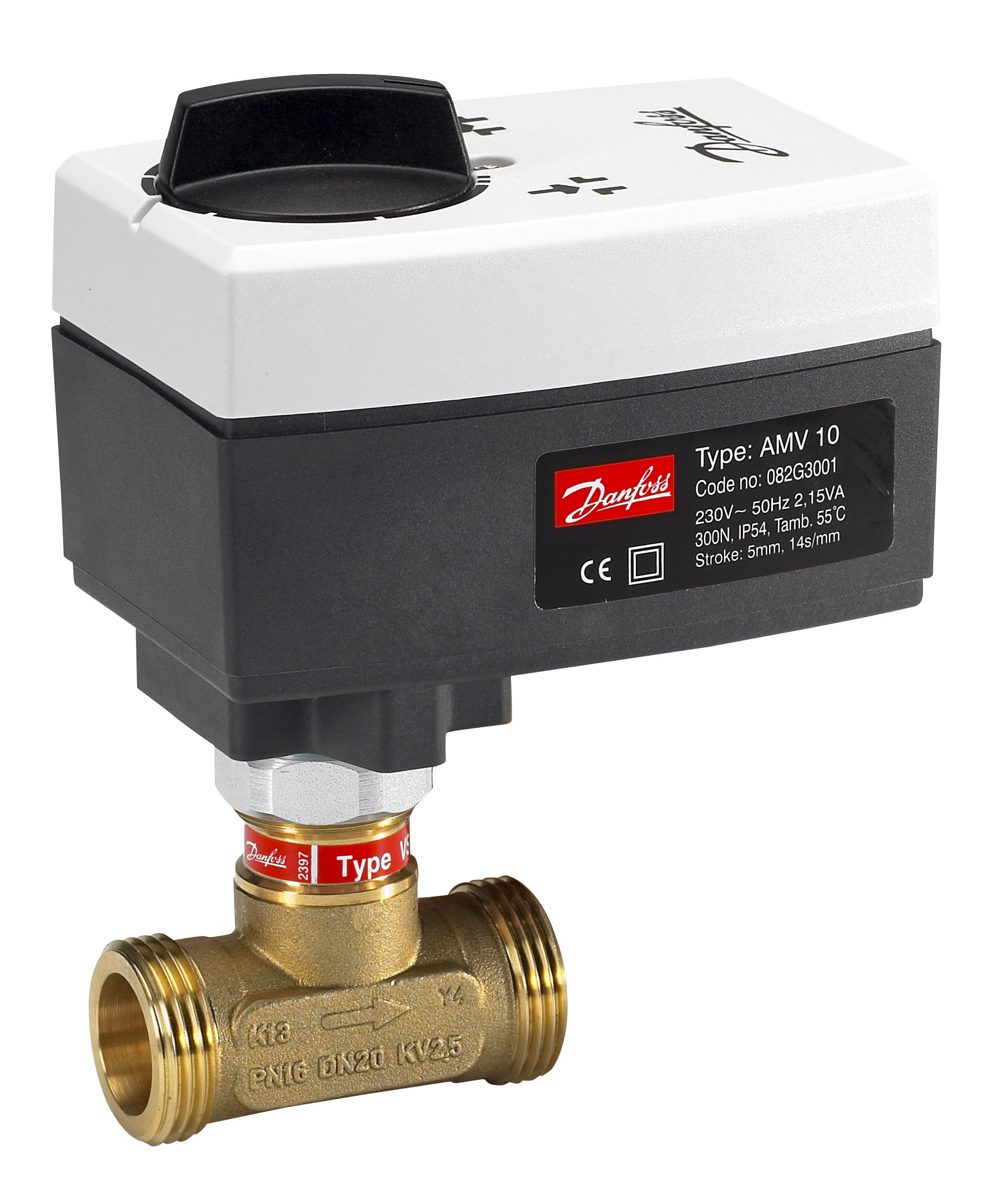 Danfoss Клапан регулирующий проходной VS 2 Клапан регулирующий VS 2 Ду 20/2,5 065F2120  - Вид №12