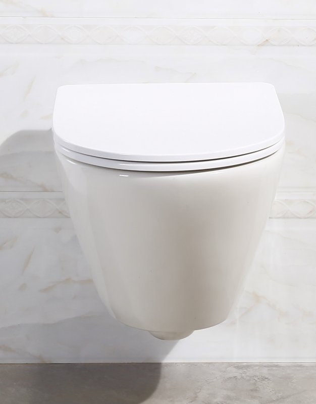 Унитаз подвесной BelBagno ALPHA безободковый Подвесной унитаз настенный Белый BELBAGNO Alpha Китай - Вид №4