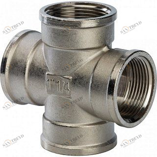 Крестовина ВР 1 1/4" никель STOUT SFT0031000114