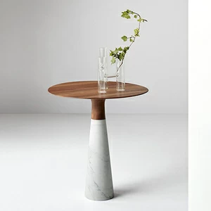 СТОЛИК КОФЕЙНЫЙ ДЕРЕВЯННЫЙ LEAF 45Х60 СМ