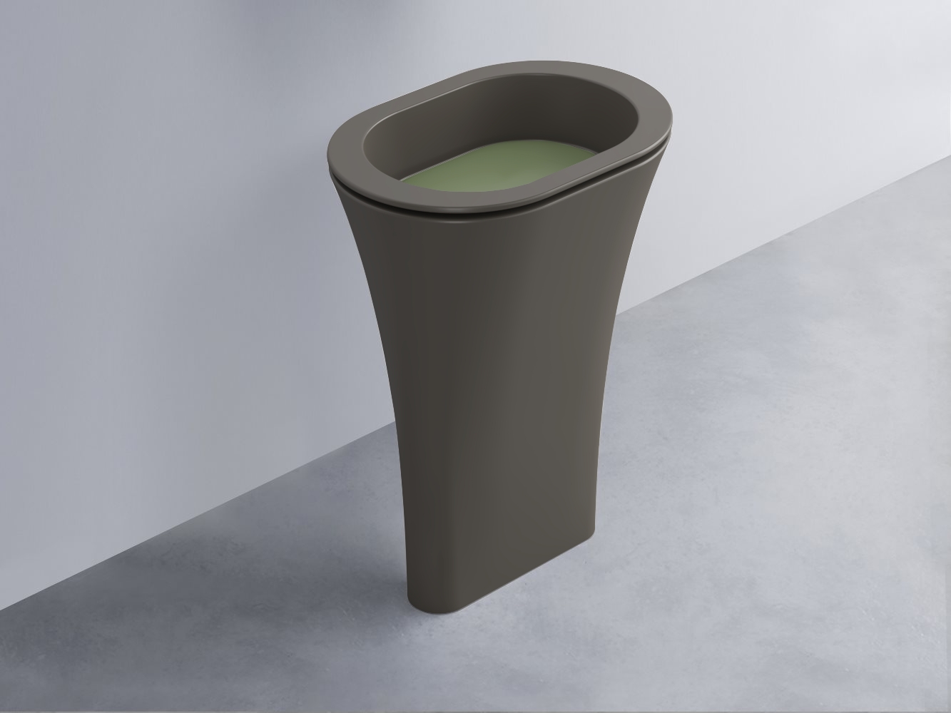 AMLA65-FN+AMPILO-AG+AMCOLO-FN Раковина Amedeo Ovale отдельностоящая cielo Enjoy + Amedeo Ceramica Cielo