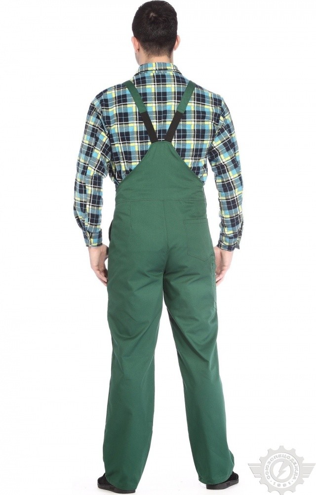 5022585 Полукомбинезон "Эксперт-2" зеленый  Летняя спецодежда  размер 64-66/182-188  - Вид №5