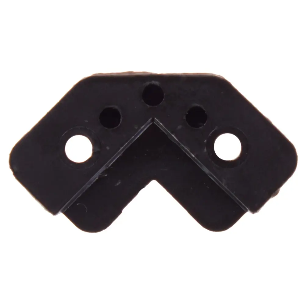 Стеклодержатель угловой пластик цвет венге 4 шт ЛЕВША STLM-2177101 - Вид №1