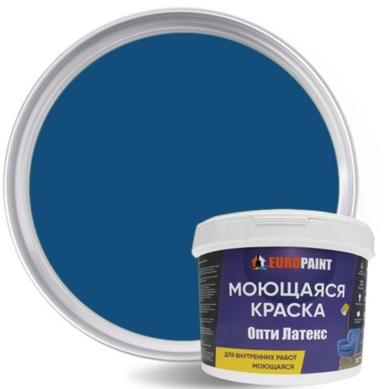 90295600 Краска Опти Латекс цвет магнетик 1 л STLM-0172867 EUROPAINT