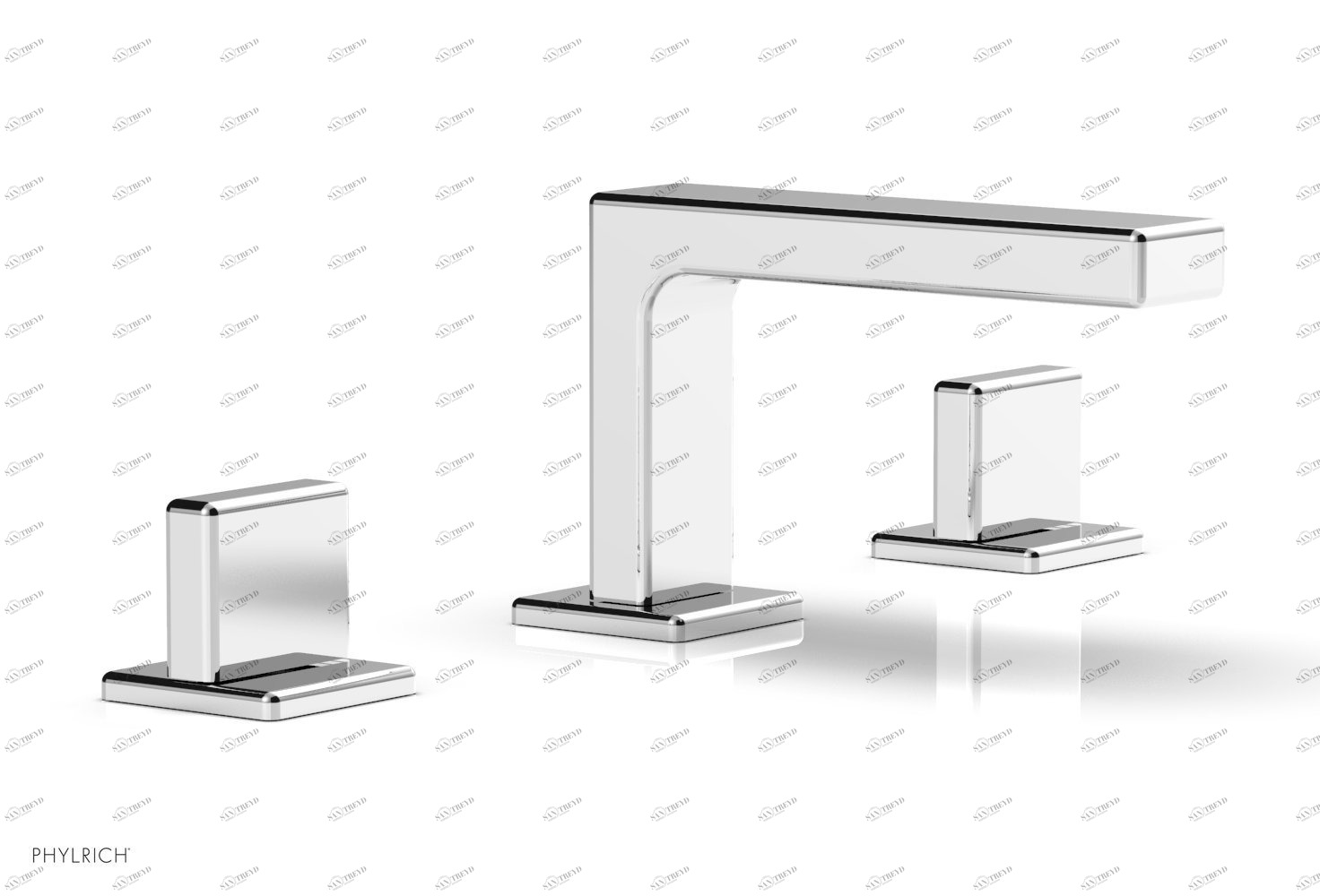 Комплект и ручки MIX Phylrich  290L-01-026 Хромированный